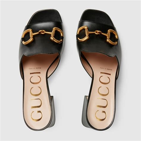 gucci horsebit slides|gucci horsebit sandals flat.